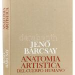 Barcsay, Jenő: Anatomía artística del cuerpo humano. Barcelona, 1982., Daimon. Spanyol nyelven. Kiadói egészvászon-kötés.