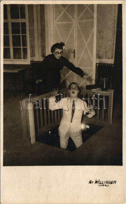 Austrian theatre, actors. Fot. Willinger (Wien) photo