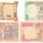 India 2010-2018. 5R-20R (4xklf) T:I,I- India 2010-2018. 5 Rupees - 20 Rupees (4xdiff) C:UNC,AU