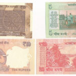 India 2010-2018. 5R-20R (4xklf) T:I,I- India 2010-2018. 5 Rupees - 20 Rupees (4xdiff) C:UNC,AU - Image 2