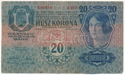 1913. 20K T:III fo. Adamo K17