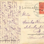 1919 Trencsénteplic, Trencianske Teplice; Kossuth Lajos utca, villa / street view, villa, spa (EK) - Image 2