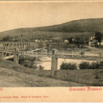 Piski, Simeria; híd. Kass Gusztáv kiadása / bridge