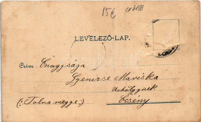 1900 Arad, Thököly tér. Lengyel L. műintézete kiadása / square (Rb) - Image 2