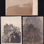 1916-1918 8 db vegyes katonai fotó és légi felvétel - Image 2