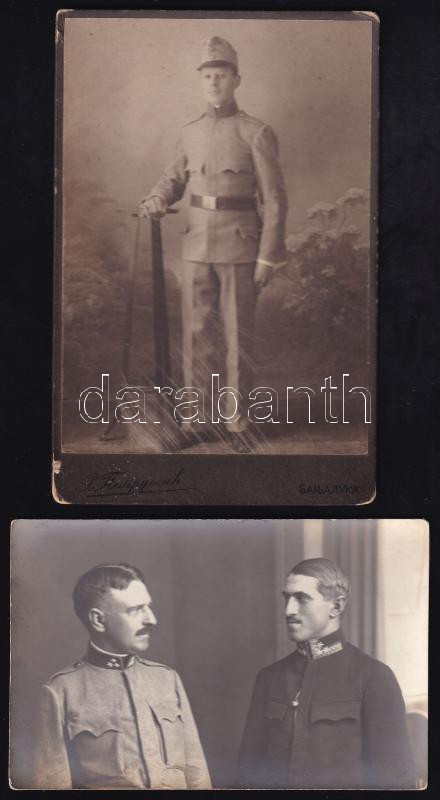 1916-1918 8 db vegyes katonai fotó és légi felvétel - Image 3