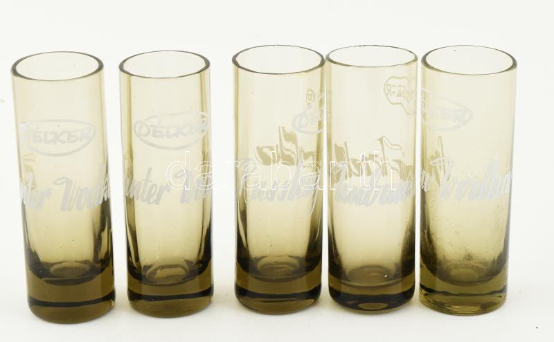 Délker Hunter vodka feles pohár. 5 db