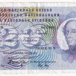 Svájc 1973. 20Fr '93N 063698' T:III Switzerland 1973. 20 Francs '93N 063698' C:F Krause P# 46