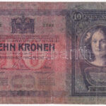 1904. 10K '2748 094352' 'Timbru Special Romania' felülbélyegzéssel T:III- szakadás, kopás Adamo K10 - Image 2