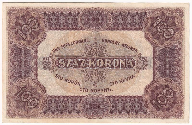 1920. 100K 'A 024 101428' 'Orell Füssli Zürich' T:II- Adamo K29 - Image 2