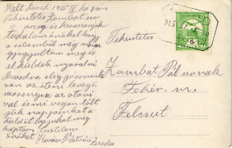 1915 Tétény-Diósd (Nagytétény) kisegítő kórház, katonák. photo - Image 2