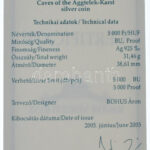 2005. 5000Ft Ag 'Aggteleki-karszt barlangjai' kapszulában, tanúsítvánnyal, certifikáttal T:PP Adamo EM196 - Image 4