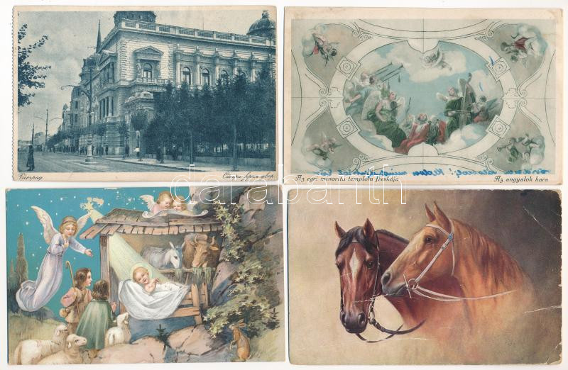 30 db főleg RÉGI képeslap vegyes minőségben: főleg motívumok / 30 mostly pre-1945 postcards in mixed quality: mostly motives
