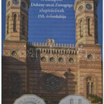 2009. 5000Ft Ag 'Dohány utcai zsinagóga' kapszulában, certifikáttal, tájékoztatóval T:AU (PP) karc Adamo EM222 - Image 3