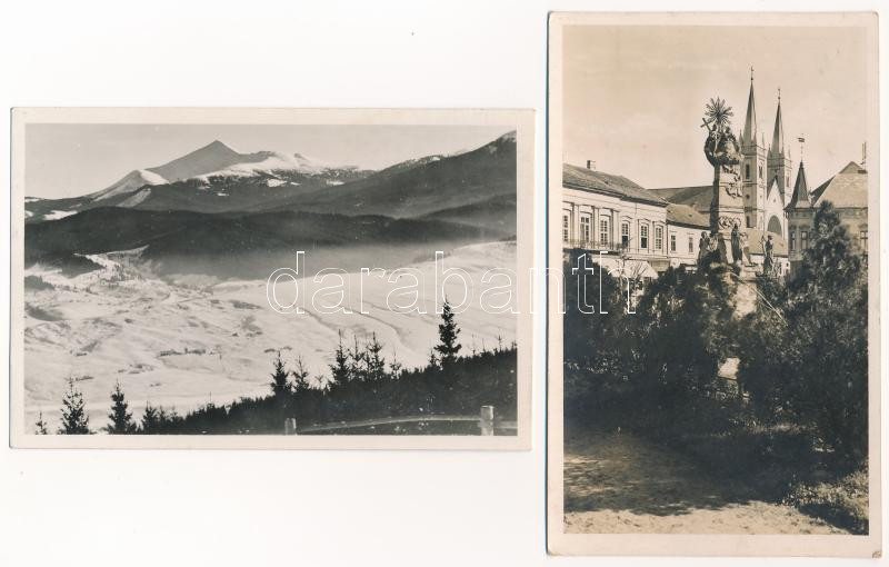 6 db RÉGI történelmi magyar város képeslap / 6 pre-1945 historical Hungarian town-view postcards - Image 2