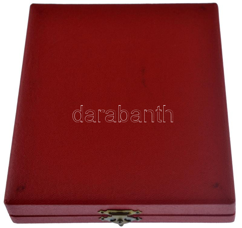 1985. 40 éves jubileumi bronz emlékérem névre szóló Cu táblával, tokban (92mm) T:UNC - Image 2