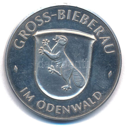 Németország DN 'Gross-Bieberau im Odenwald' Ag emlékérem (19,85g/0.986/35mm) T:XF (PP) Germany ND 'Gross-Bieberau im Odenwald' Ag commemorative coin (19,85g/0.986/35mm) C:XF (PP)
