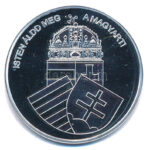 DN 'Nemzetünk nagyjai - Mátyás Király' Ag emlékérem (10,42g/0.999/35mm) T:PP - Image 2