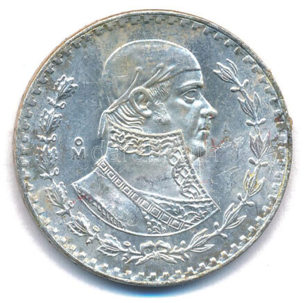 Mexikó 1961. 1P Ag 'Függetlenség' T:XF patina Mexico 1961. 1 Peso Ag 'Independence' C:XF patina