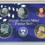 Amerikai Egyesült Államok 2007S 1c-1$ (5xklf) forgalmi szett eredeti tokjában T:PP kis patina USA 2007S 1 Cent - 1 Dollar (5xdiff) coin set in original case C:PP small patina