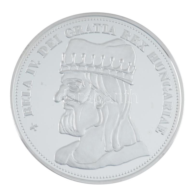 DN 'Királyi koronák - IV. Béla 1909. 5K' Ag emlékérem tanúsítvánnyal (20g/0.999/38,61mm) T:PP folt - Image 2