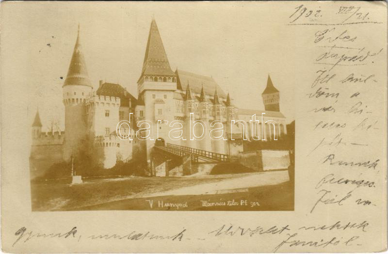 1902 Vajdahunyad, Hunedoara; vár / cetatea / castle. photo