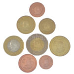 Vatikán 2007. 1c-2E (8xklf) próbaveret forgalmi sor karton dísztokban T:UNC Vatican 2007. 1 Cent - 2 Euro (8xdiff) trial strike coin set in cardboard case C:UNC - Image 2