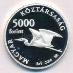 2006. 5000Ft Ag 'Fertő kultúrtáj' kapszulában T:PP kis folt Adamo EM203 - Image 2