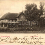 1901 Szatmárnémeti, Szatmár, Satu Mare; Városi kioszk. Reizer János kiadása / kiosk, restaurant (EK)