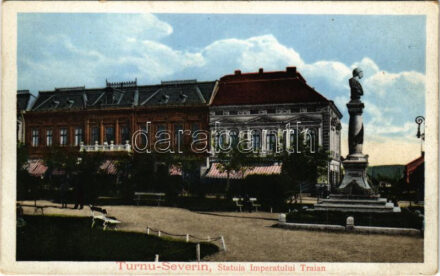 Turnu Severin, Szörényvár; Statuia Imperatului Traian / statue, monument