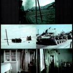 cca 1942-1943 Thöresz Dezső (1902-1963) békéscsabai gyógyszerész és fotóművész szolgálatot teljesített egy sebesültszállító vonaton Bp.-Kijev-Bp. között, ekkor készítette a tételben szereplő színes felvételeket, 11 db modern - Image 2