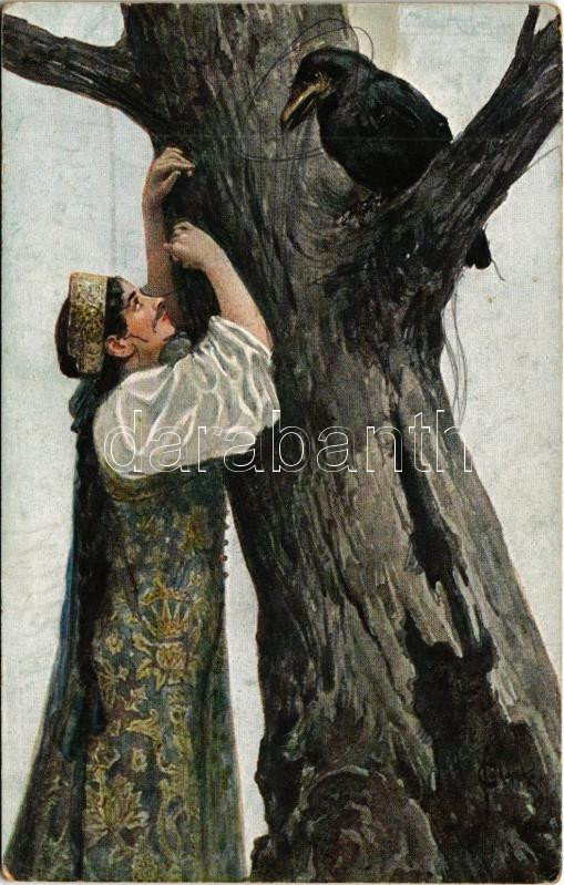 1918 Heart's complaint. Russian art - T.S.N. R.M. No. 91. s: S. Solomko (EK)