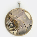 Ancré zsebóra mechanikus szerkezet és szép számlap. Működő, jó állapotban d: 40 mm - Image 2