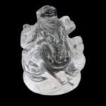 Ganésa, faragott kristály, m: 2,3 cm