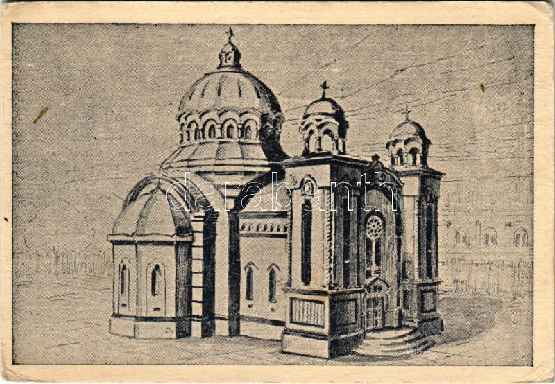 Dés, Dej; Proiectul bisericii noui Dej / az új templom terve / new church (EK)