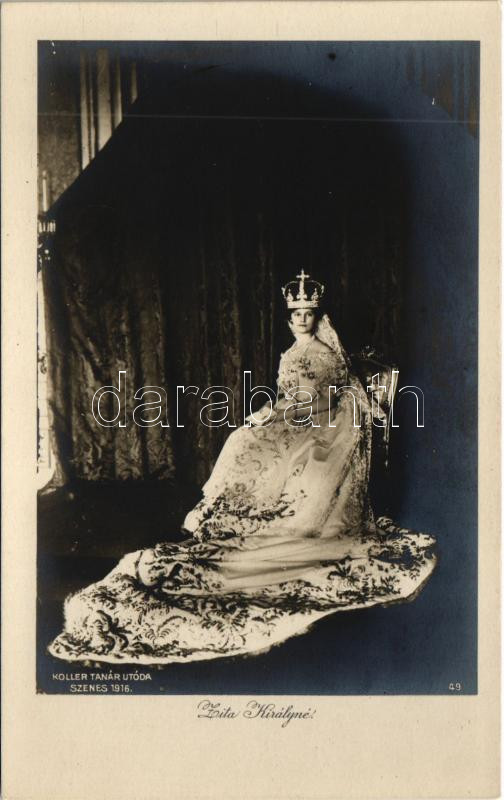 Zita királyné. Koller tanár utóda Szenes 1916.