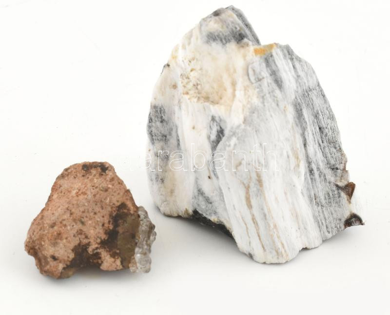 Opál, 7 cm + Hialit, 3 cm