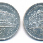 1992. 200Ft Ag 'MNB' (2x) T:AU,XF patina Adamo F13