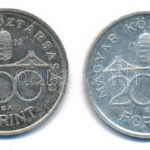 1992. 200Ft Ag 'MNB' (2x) T:AU,XF patina Adamo F13 - Image 2