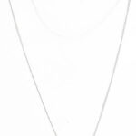 Ezüst(Ag) nyaklánc, Pandora jelzéssel, állítható h: max. 60 cm, nettó: 5,4 g - Image 3