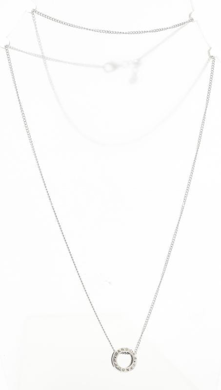 Ezüst(Ag) nyaklánc, Pandora jelzéssel, állítható h: max. 60 cm, nettó: 5,4 g - Image 3
