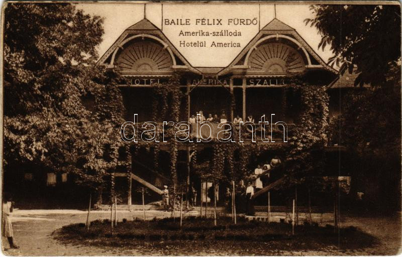Félixfürdő, Baile Felix; Amerika szálloda / Hotelul America / hotel, spa (EK)