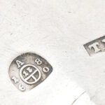 Antik ezüst (Ag) kiskanál 3 db Bécs, 1836,1860 jelzett TD mesterjeggyel össz 81 g - Image 2