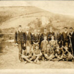 1922 Torda, Turda; csoportkép a kirándulásról / hiking. group photo