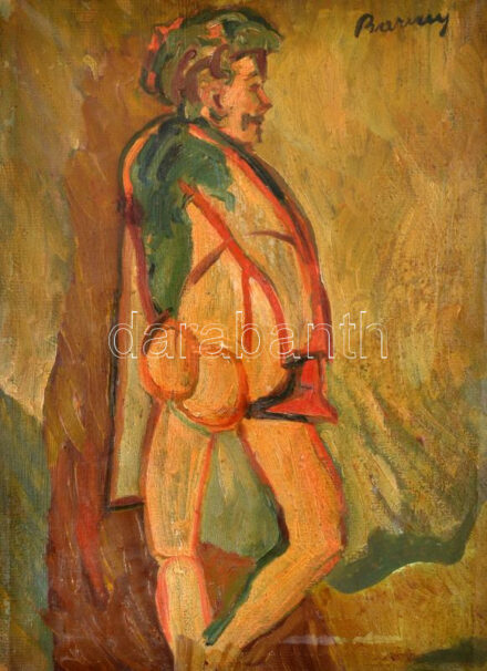 Barcsay jelzéssel: Úr. Olaj, vászon. 23x32 cm