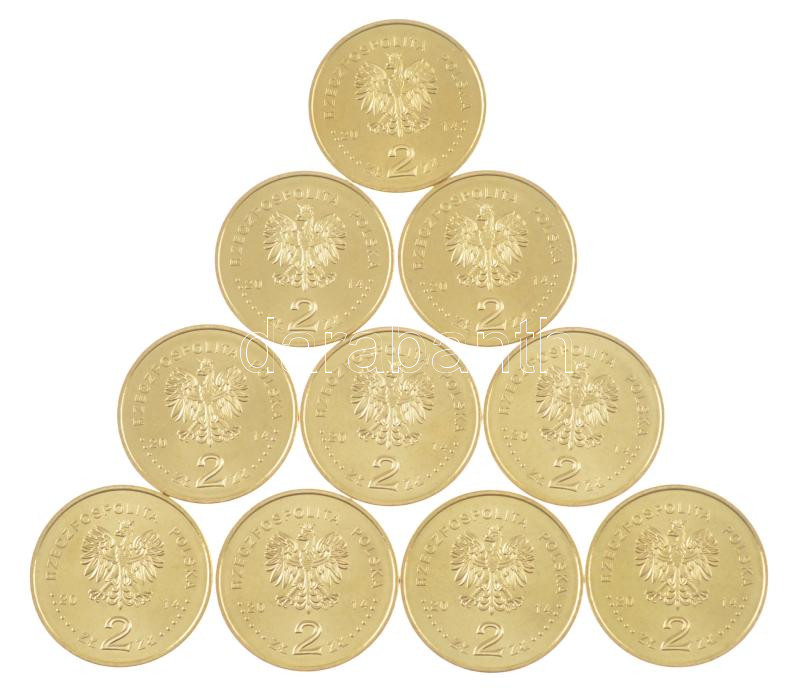 Lengyelország 2014. 2Zl Cu-Al-Zn 'Szocsi Téli Olimpia 2014 - Lengyel Csapat' (10x) T:AU Poland 2014. 2 Zlote Cu-Al-Zn 'Polish Olympic Team Sochi 2014' (10x) C:AU Krause Y#893 - Image 2