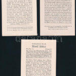 cca 1940 Adolf Hitler gyűjtőkép, 12 db, németül feliratozva, 9×12 cm - Image 4