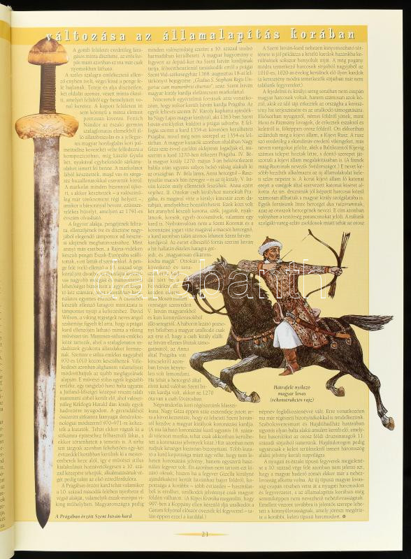 - Rácz Árpád (szerk.): Nagy Képes Millenniumi Hadtörténet. Bp., 2000, Rubicon-Aquila. Kiadói kartonált papírkötésben, papír védőborítóval. - Image 3