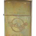 Zippo Solid Brass Celtic fém öngyújtó, kis kopásnyomokkal, m: 6 cm