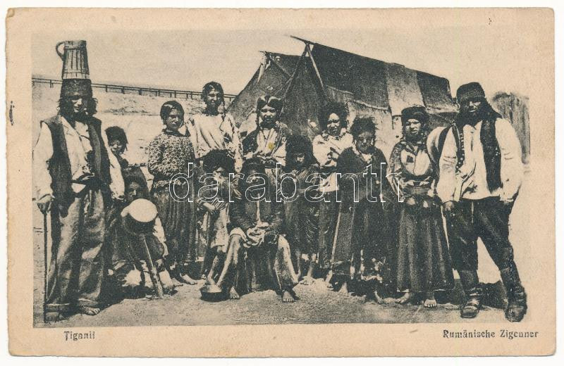 1917 Tiganii / Rumänische Zigeuner / Román cigányok / Gypsy folklore from Romania (EK)